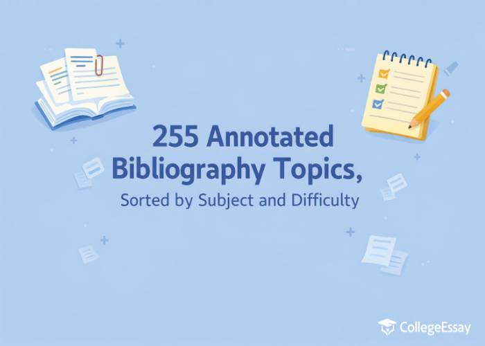 Annotated bibliography topics
