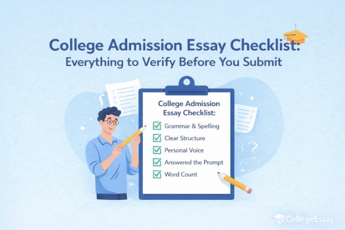 college-admission-essay-checklist