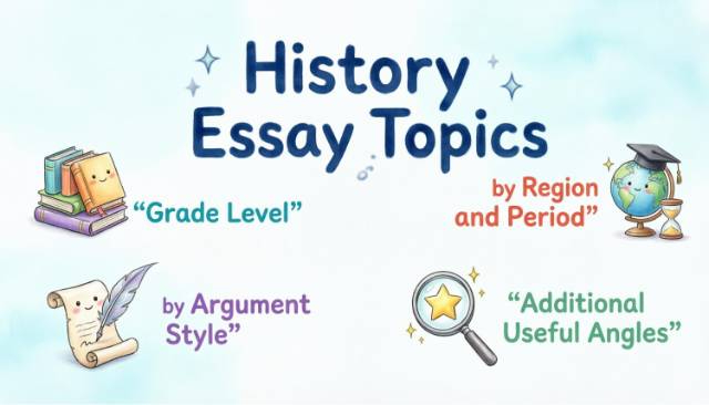 history essay topics