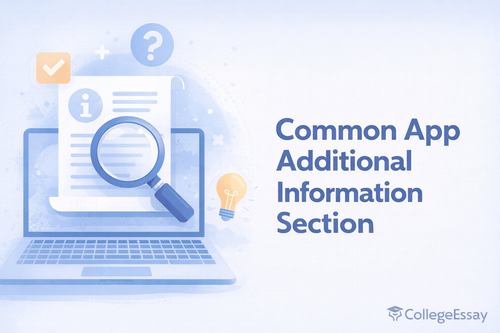 Common App Additional Information Section: When & How to Use It