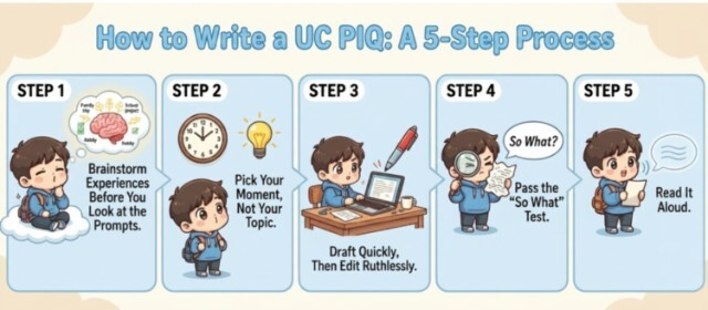 How to Write a UC PIQ?