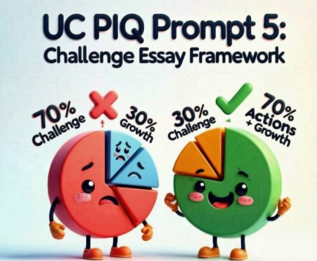 UC PIQ Prompt 5: challenge essay framework