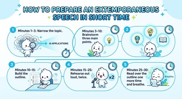 How to Prepare an Extemporaneous Speech?