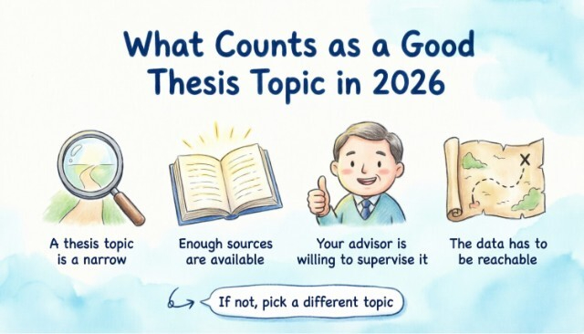 How to Choose a Thesis Topic in 10 Minutes
